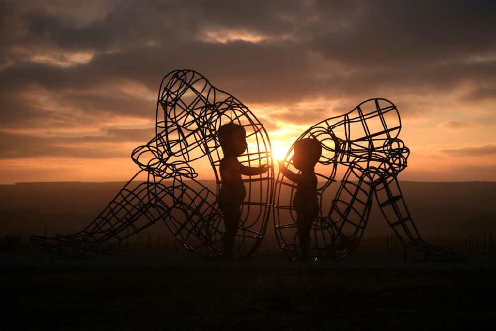 Скульптура любовь burning man